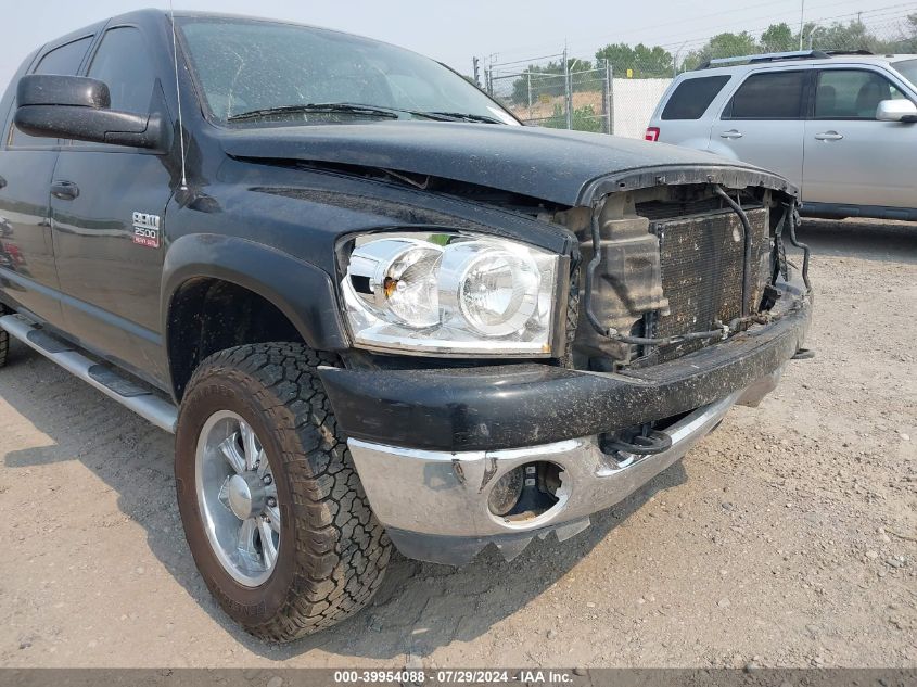 2008 Dodge Ram 2500 Sxt/Slt VIN: 3D7KS29AX8G130763 Lot: 39954088