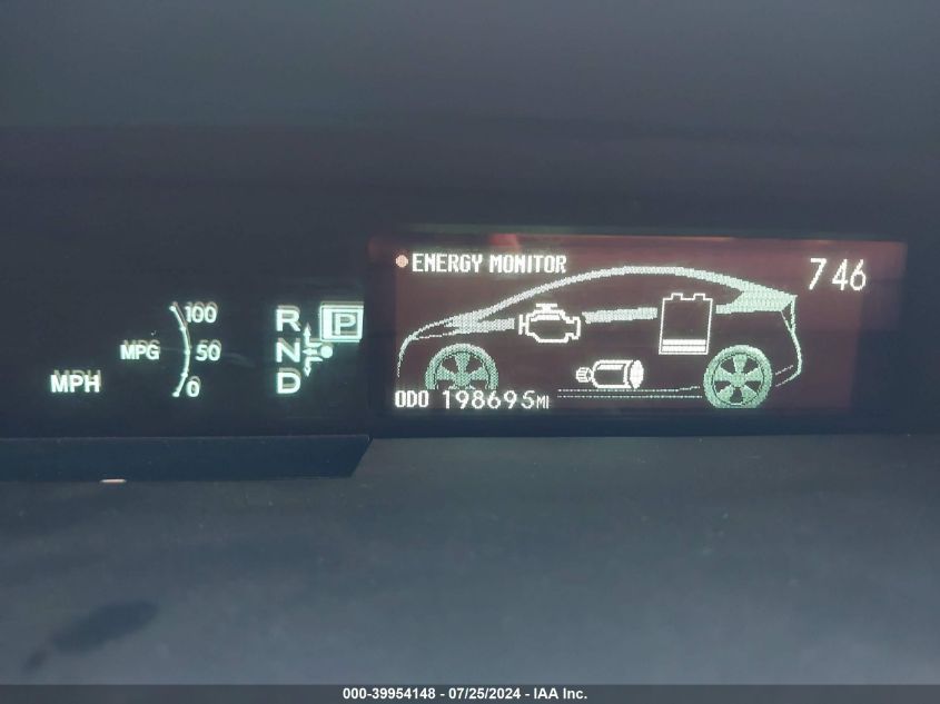 2011 Toyota Prius VIN: JTDKN3DUXB5315662 Lot: 39954148