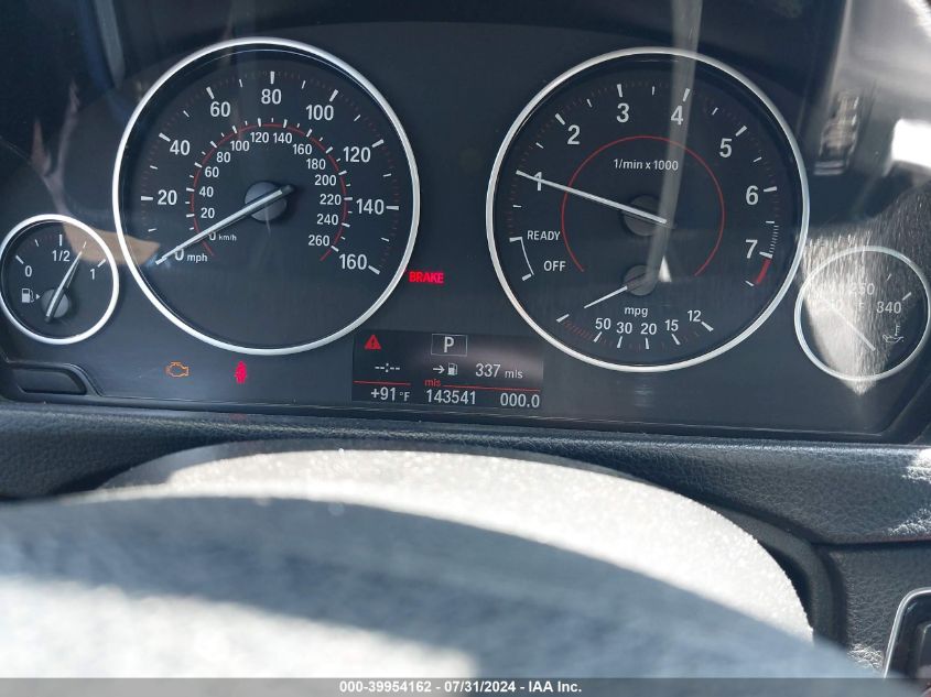 2012 BMW 328I VIN: WBA3A5C50CF349236 Lot: 39954162