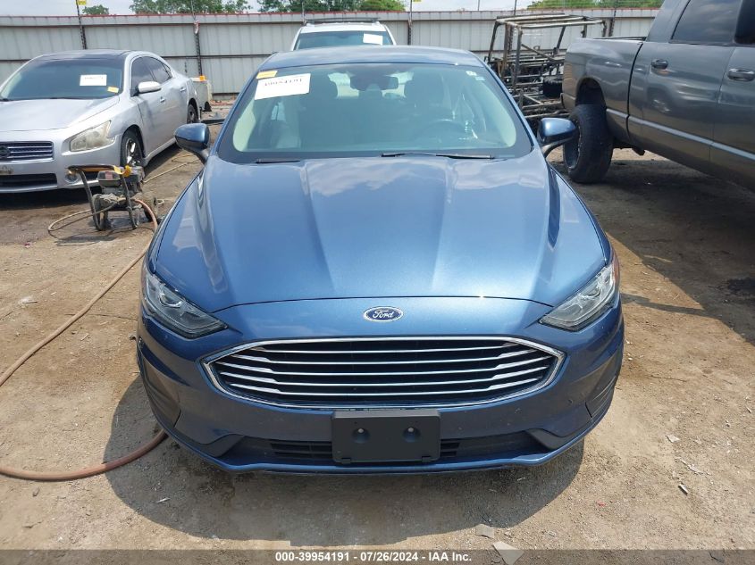 2019 Ford Fusion Hybrid Se VIN: 3FA6P0LU2KR185052 Lot: 39954191