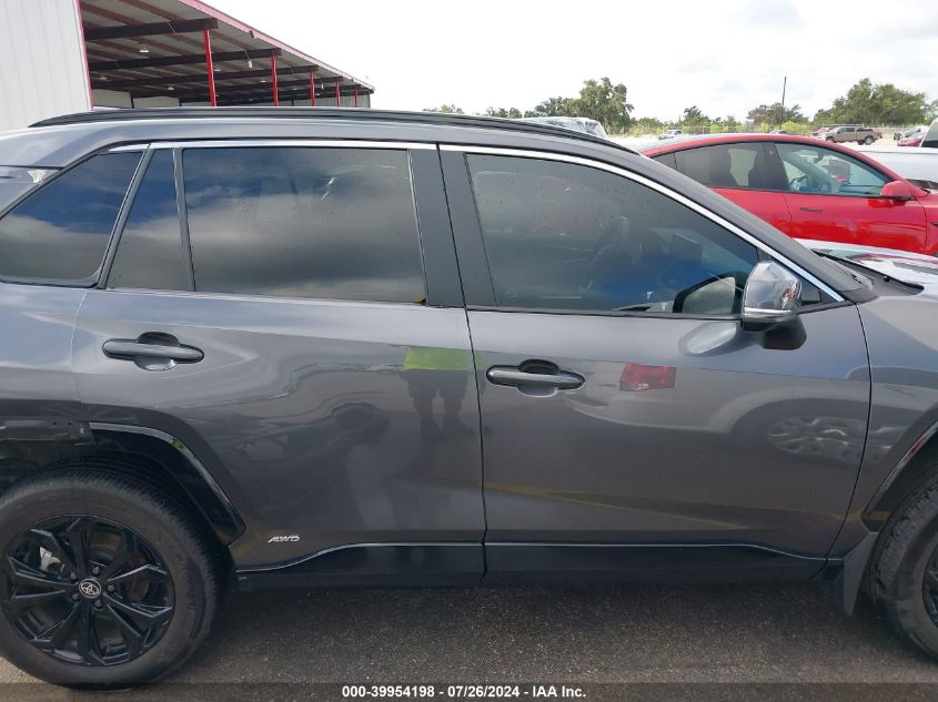 2022 Toyota Rav4 Hybrid Se VIN: 4T3T6RFV2NU086286 Lot: 39954198