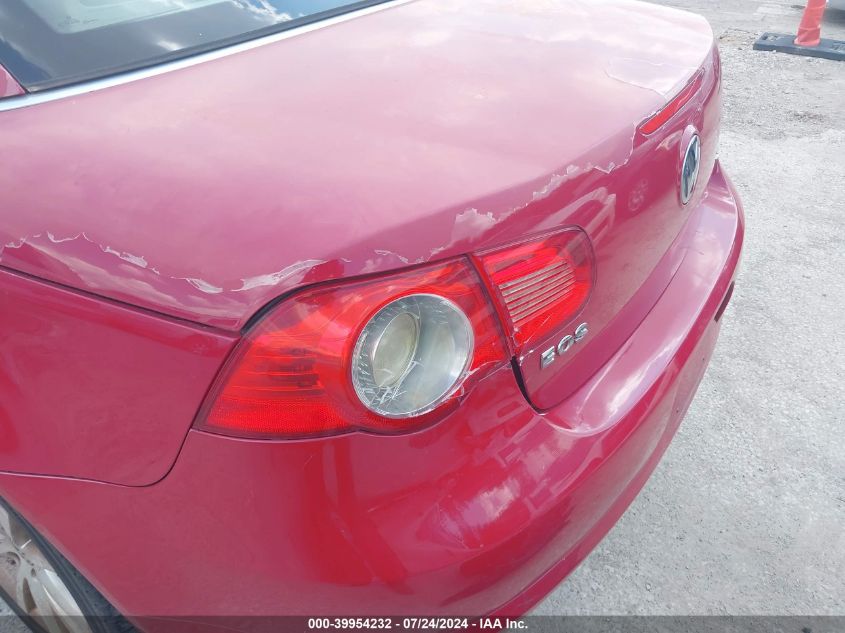 2008 Volkswagen Eos Komfort/Turbo VIN: WVWBA71F48V029064 Lot: 39954232