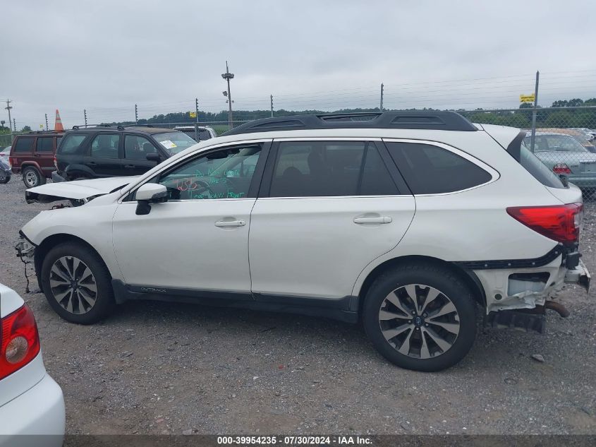 2015 Subaru Outback 2.5I Limited VIN: 4S4BSAJC1F3275736 Lot: 39954235