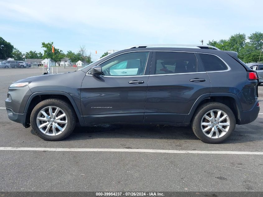 2015 Jeep Cherokee Limited VIN: 1C4PJMDS8FW556612 Lot: 39954237