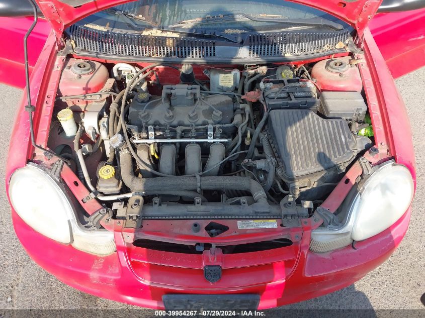 2002 Dodge Neon VIN: 1B3ES26C52D657337 Lot: 39954267