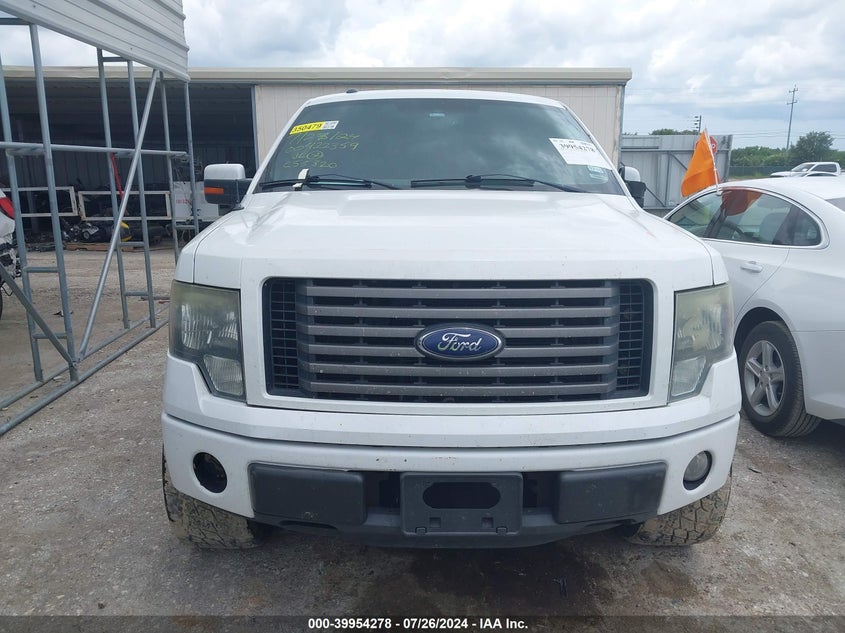 2012 Ford F150 Supercrew VIN: 1FTFW1EFXCFC55820 Lot: 39954278