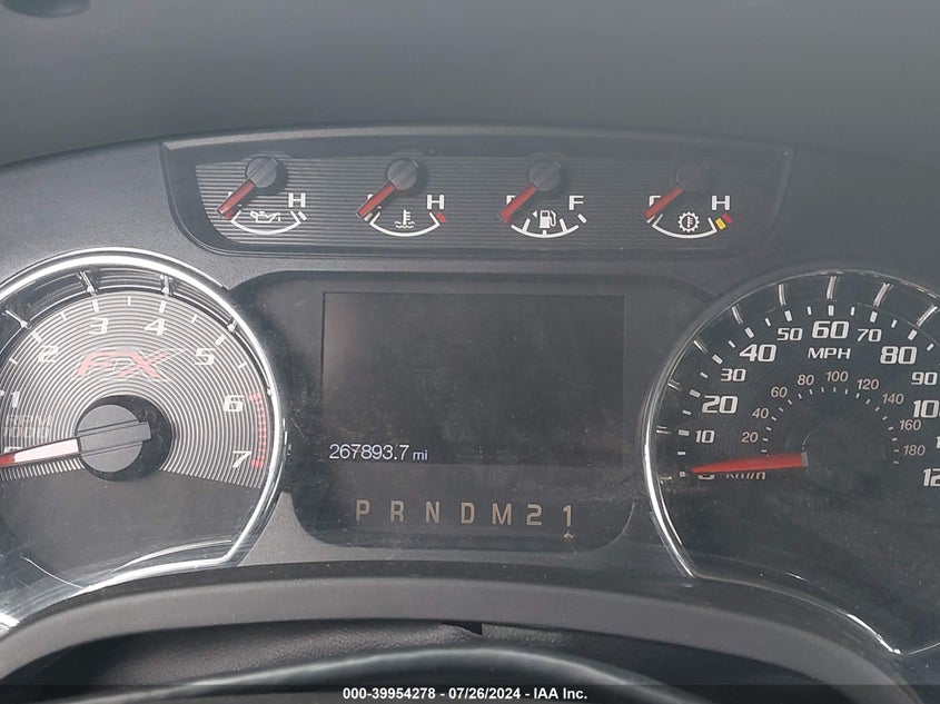 2012 Ford F150 Supercrew VIN: 1FTFW1EFXCFC55820 Lot: 39954278