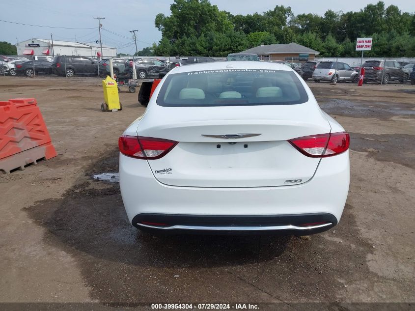 2015 Chrysler 200 Limited VIN: 1C3CCCAB4FN674495 Lot: 39954304