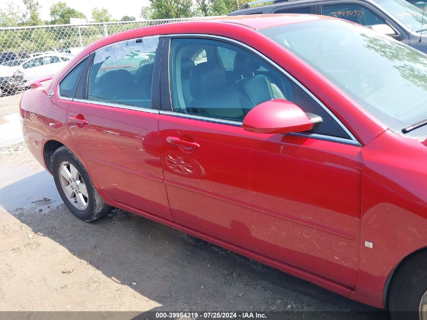 2008 Chevrolet Impala Lt VIN: 2G1WT58KX81252397 Lot: 39954319