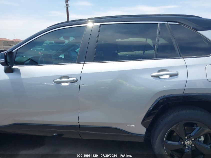 2021 Toyota Rav4 Hybrid Xse VIN: 2T3E6RFV5MW011556 Lot: 39954320