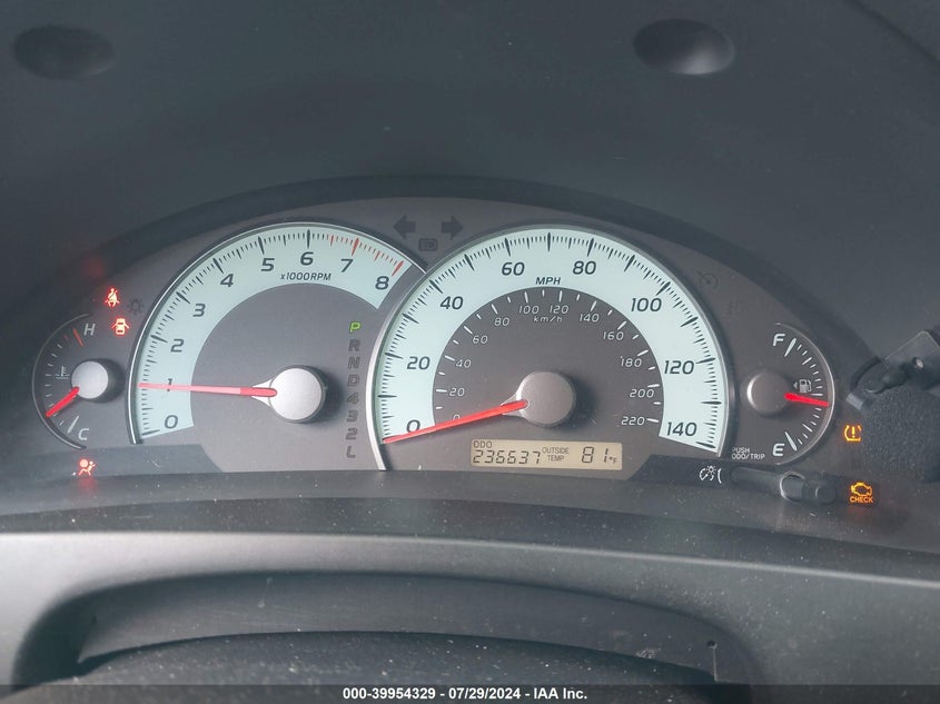 2008 Toyota Camry Le/Se/Xle VIN: 4T1BE46K08U769124 Lot: 39954329