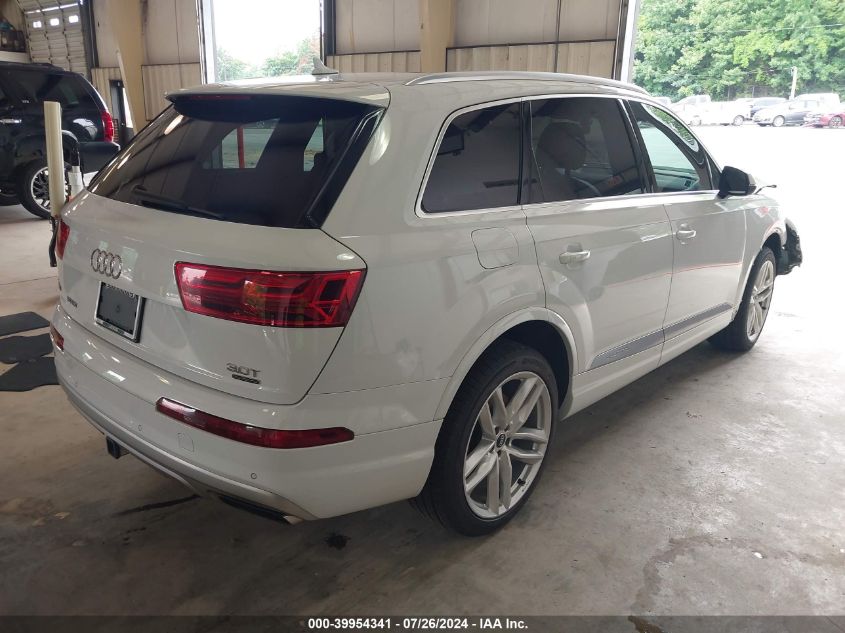 2018 Audi Q7 3.0T Premium VIN: WA1VAAF78JD047004 Lot: 39954341