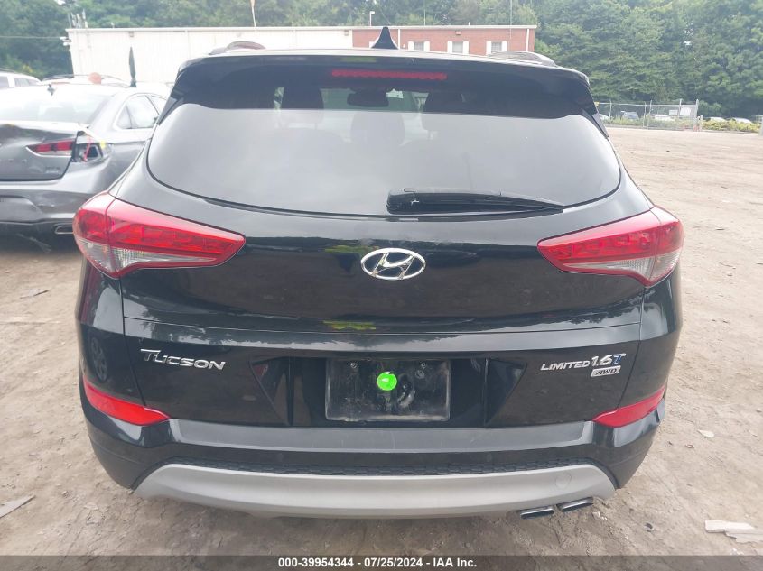 KM8J3CA29HU294480 2017 Hyundai Tucson Limited