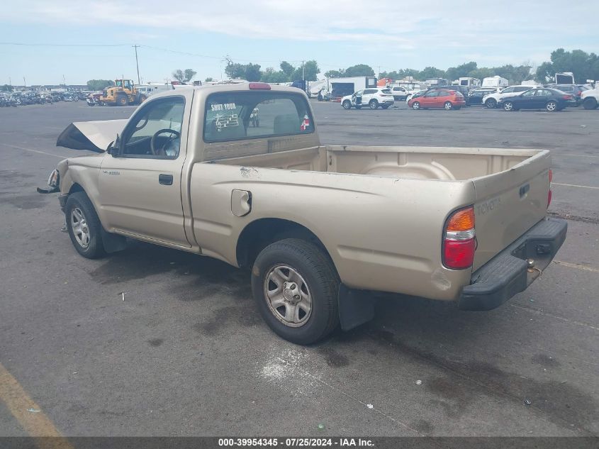 2003 Toyota Tacoma VIN: 5TENL42N03Z289267 Lot: 39954345