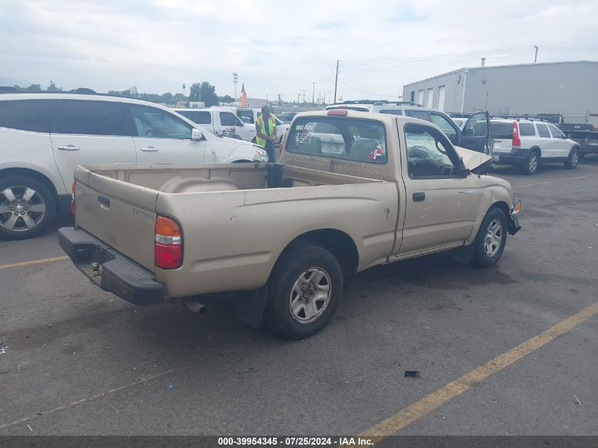 2003 Toyota Tacoma VIN: 5TENL42N03Z289267 Lot: 39954345