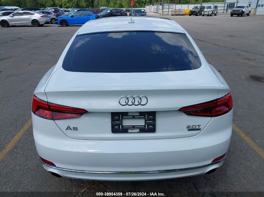 2018 Audi A5 2.0T Premium VIN: WAUANCF56JA008736 Lot: 39954359