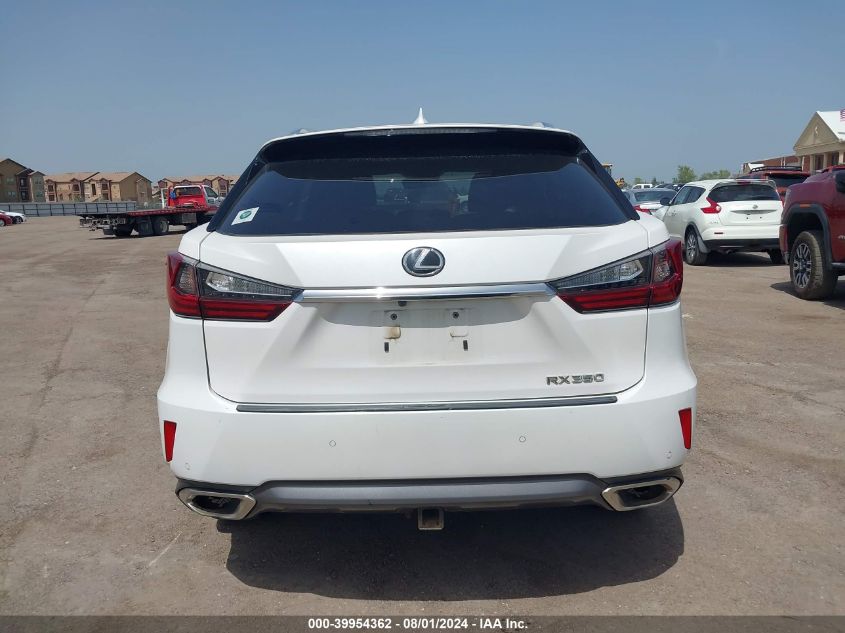 2017 Lexus Rx 350 F Sport VIN: 2T2ZZMCA6HC062959 Lot: 39954362