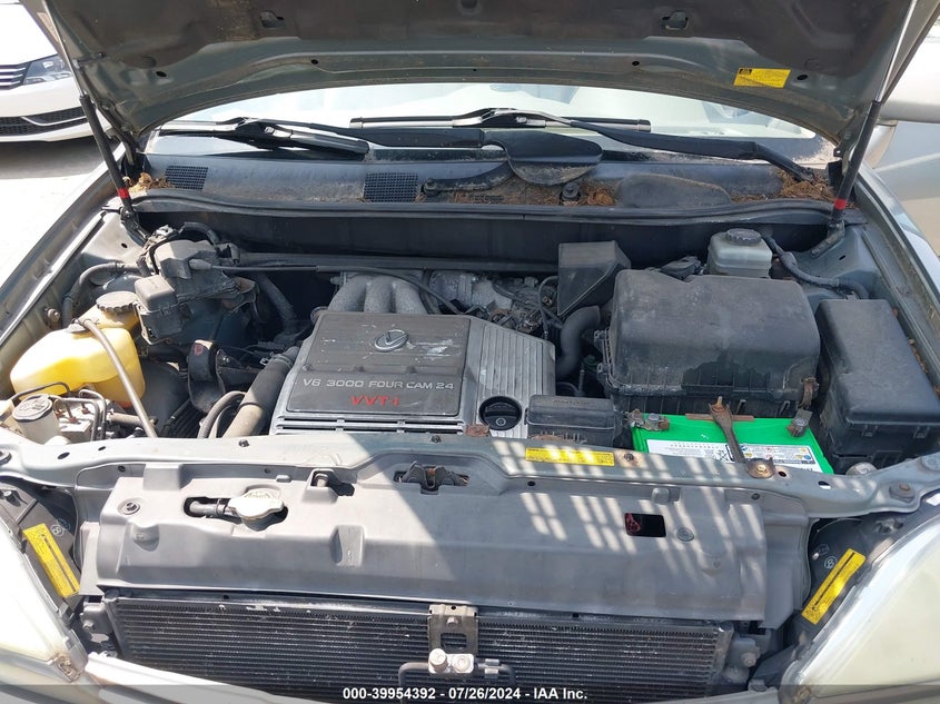 2003 Lexus Rx 300 VIN: JTJHF10U630300458 Lot: 39954392