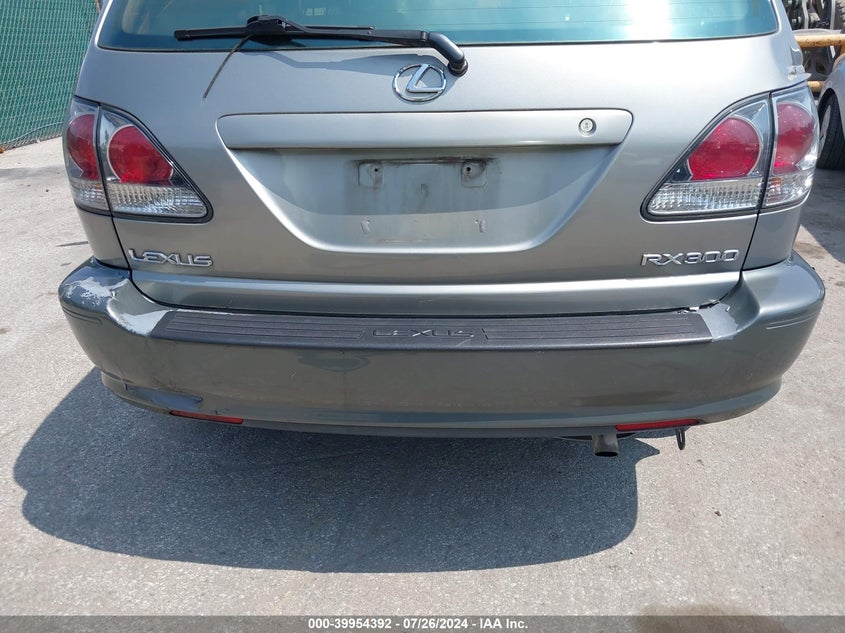 2003 Lexus Rx 300 VIN: JTJHF10U630300458 Lot: 39954392