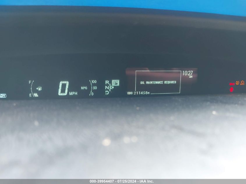 2011 Toyota Prius Five/Four/One/Three/Two VIN: JTDKN3DU5B5320347 Lot: 39954407