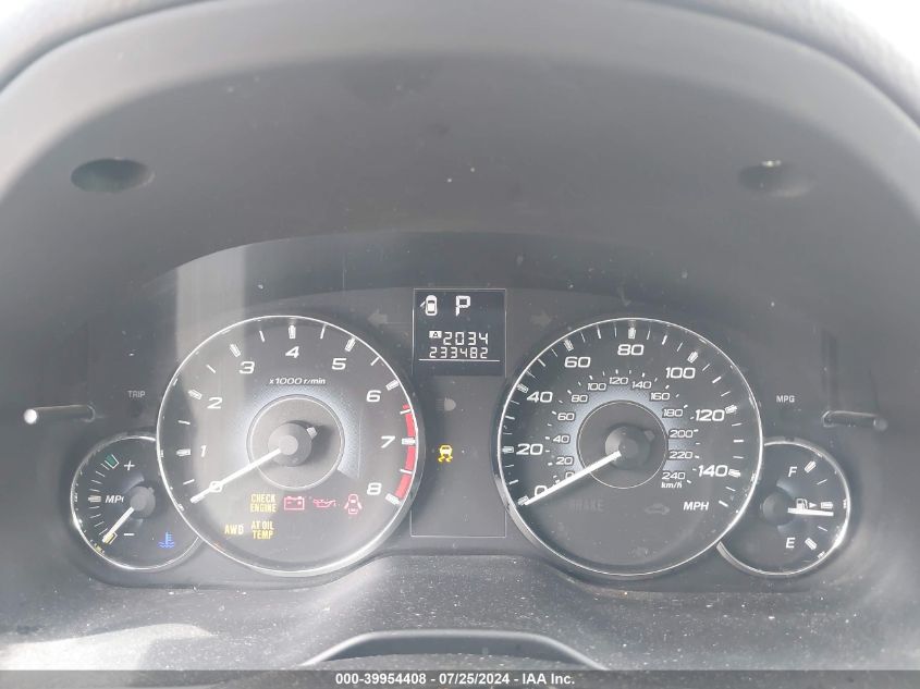 2010 Subaru Outback 2.5I Premium VIN: 4S4BRCGCXA3334113 Lot: 39954408