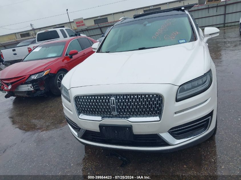 2019 Lincoln Nautilus Reserve VIN: 2LMPJ6L94KBL14857 Lot: 39954423