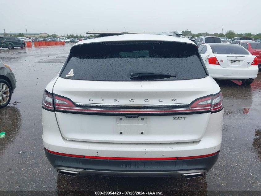 2019 Lincoln Nautilus Reserve VIN: 2LMPJ6L94KBL14857 Lot: 39954423