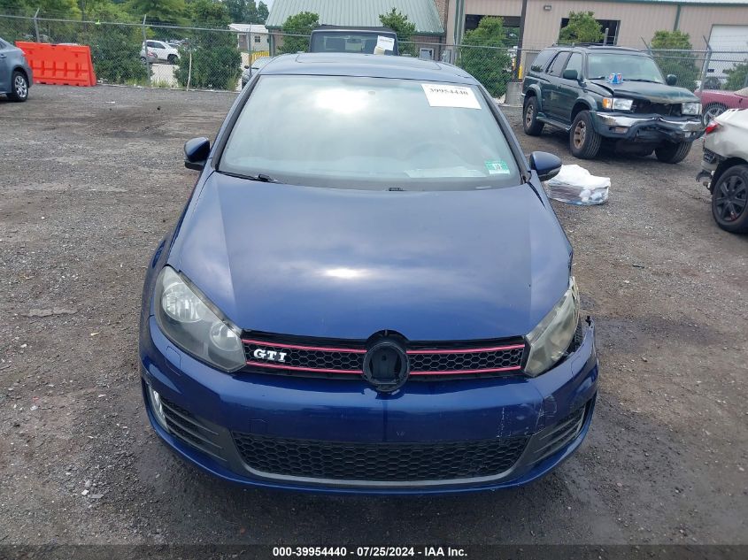 2012 Volkswagen Gti 4-Door VIN: WVWHD7AJ9CW075921 Lot: 39954440