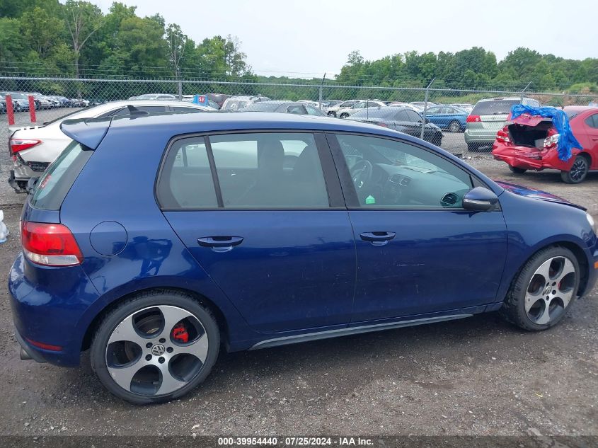 2012 Volkswagen Gti 4-Door VIN: WVWHD7AJ9CW075921 Lot: 39954440