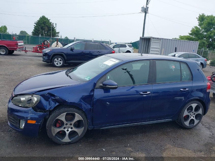 2012 Volkswagen Gti 4-Door VIN: WVWHD7AJ9CW075921 Lot: 39954440