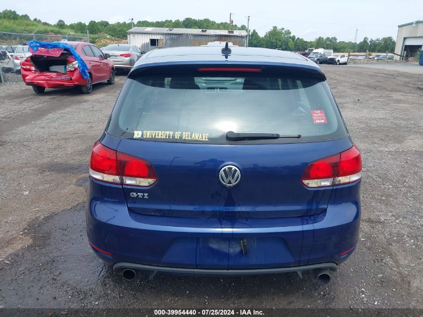 2012 Volkswagen Gti 4-Door VIN: WVWHD7AJ9CW075921 Lot: 39954440