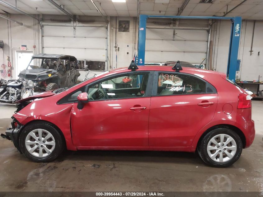 2012 Kia Rio5 Lx VIN: KNADM5A38C6074535 Lot: 39954443