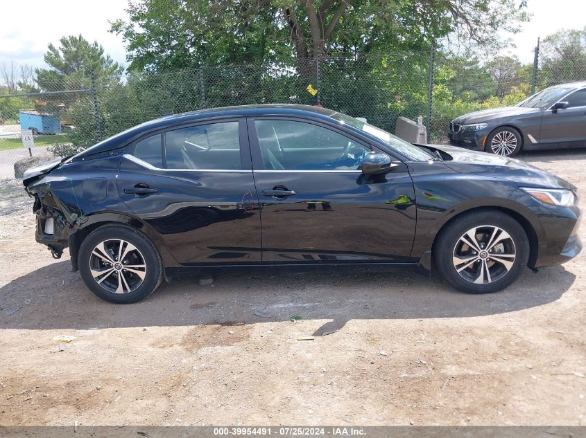 2022 Nissan Sentra Sv Xtronic Cvt VIN: 3N1AB8CV9NY307428 Lot: 39954491