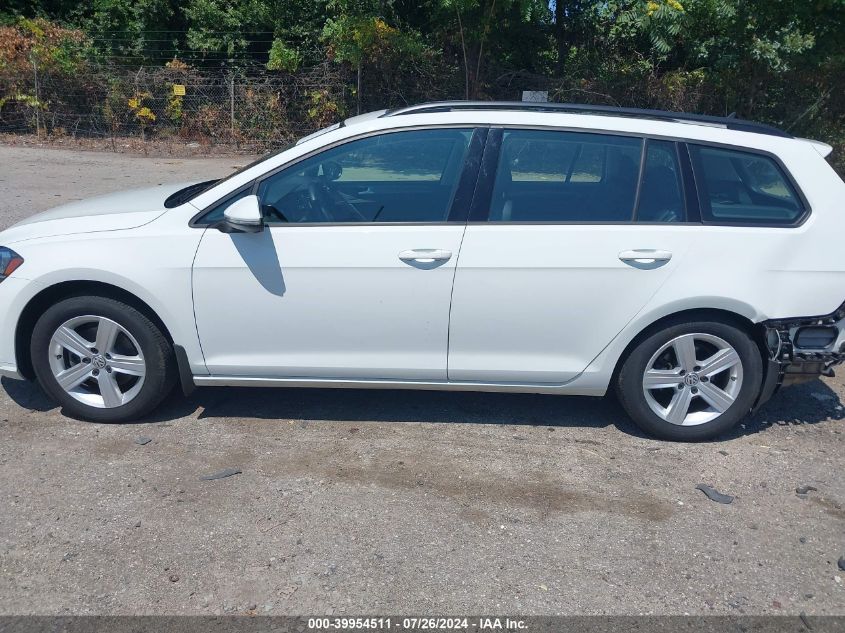 2018 Volkswagen Golf Sportwagen Tsi S/Tsi Se VIN: 3VWD17AU2JM762427 Lot: 39954511