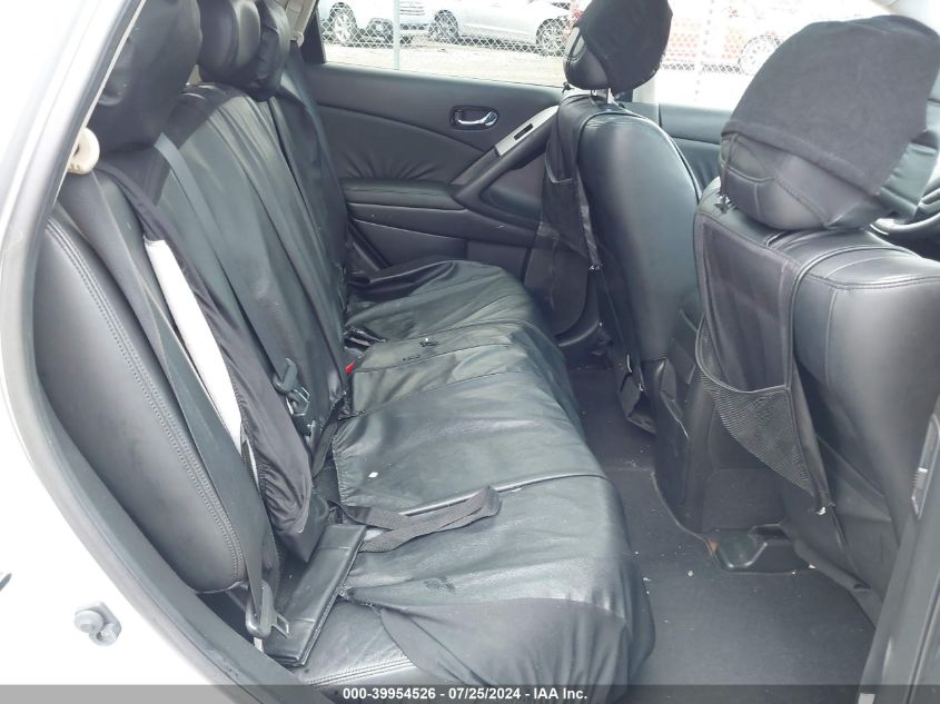 2009 Nissan Murano Sl VIN: JN8AZ18U39W105881 Lot: 39954526