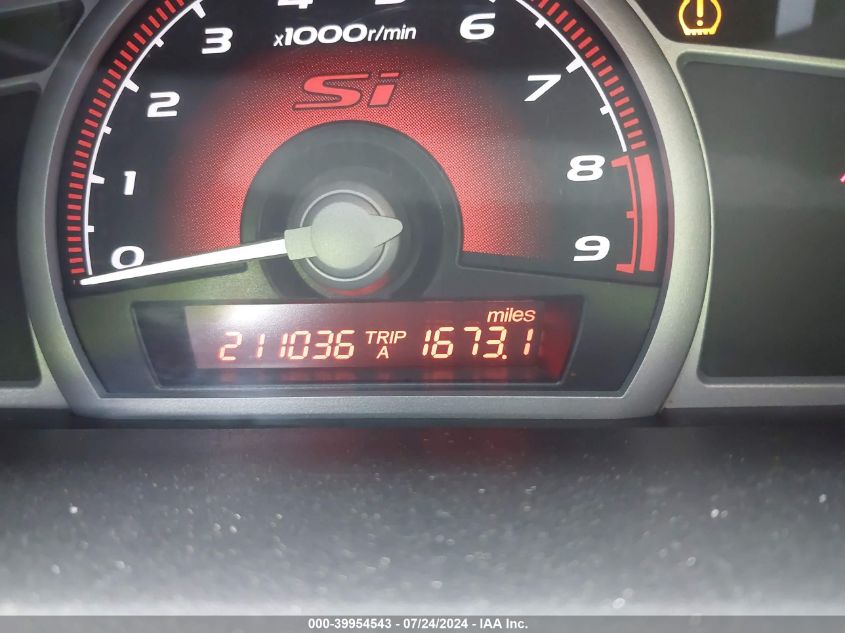 2009 Honda Civic Si VIN: 2HGFA55579H702612 Lot: 39954543