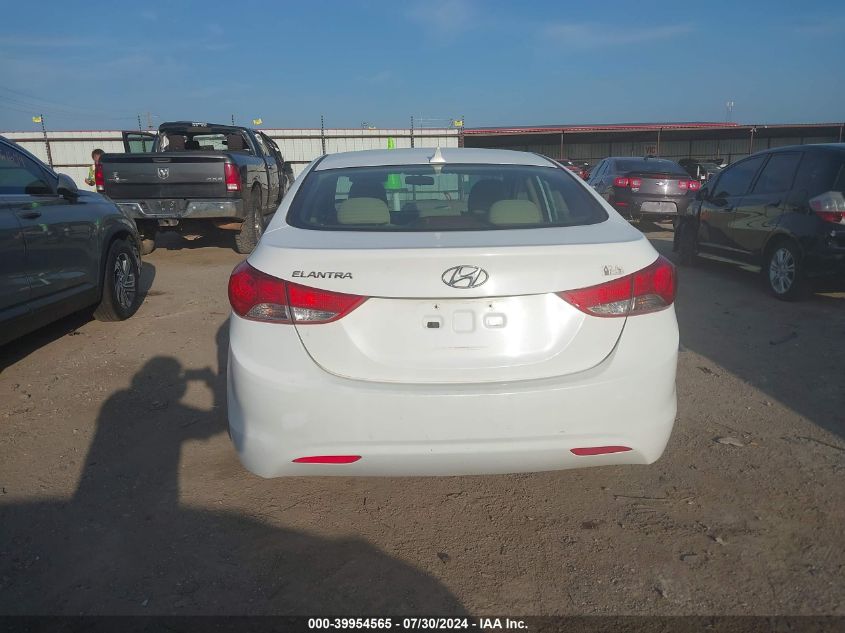 2013 Hyundai Elantra Gls VIN: 5NPDH4AE6DH184509 Lot: 39954565