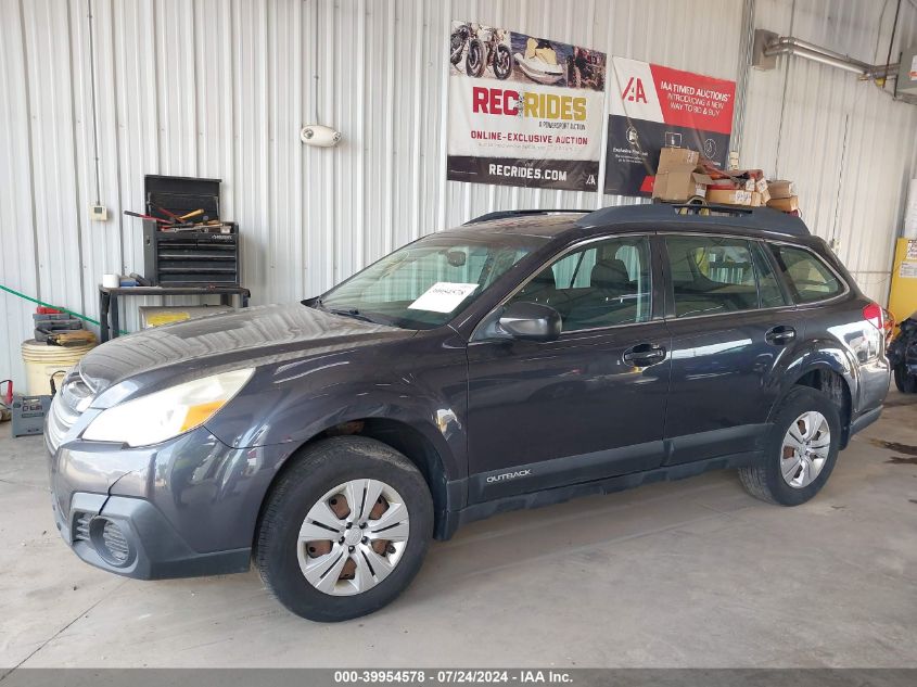 2013 Subaru Outback 2.5I VIN: 4S4BRCACXD3263802 Lot: 39954578