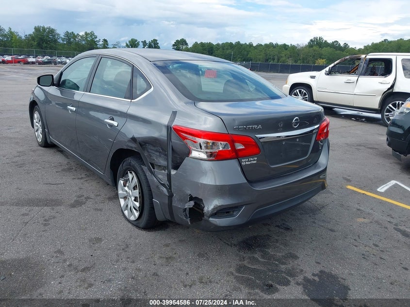 2016 Nissan Sentra S VIN: 3N1AB7AP0GY255253 Lot: 39954586
