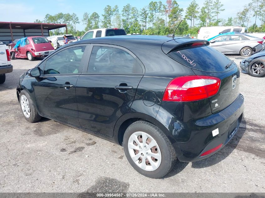 2013 Kia Rio Lx VIN: KNADM5A39D6247805 Lot: 39954587