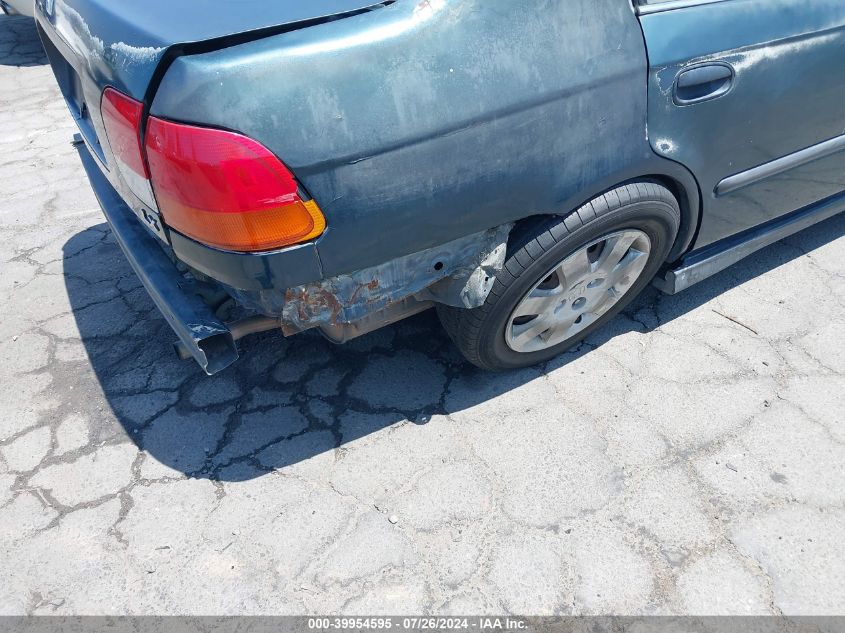 1998 Honda Civic Lx VIN: 2HGEJ6678WH541958 Lot: 39954595