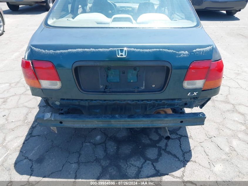 1998 Honda Civic Lx VIN: 2HGEJ6678WH541958 Lot: 39954595