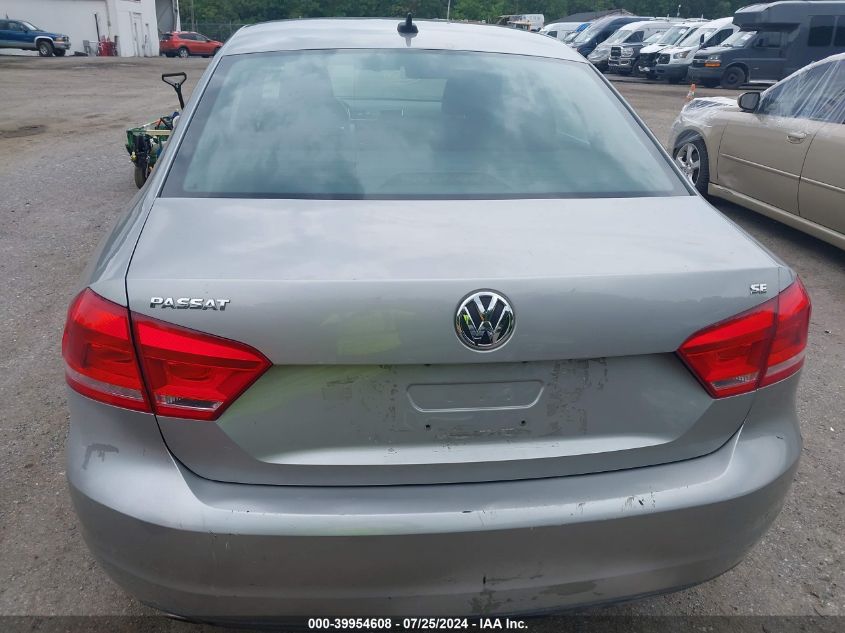 2013 Volkswagen Passat 2.5L Se VIN: 1VWBP7A36DC084557 Lot: 39954608