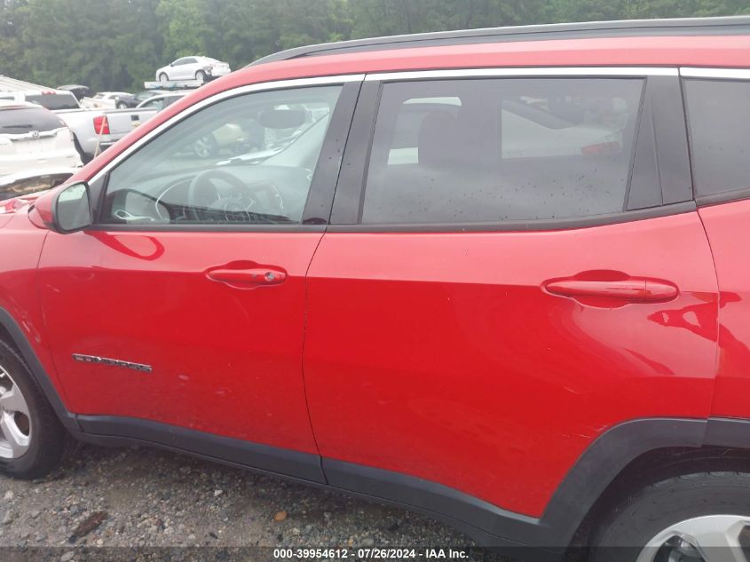 2019 Jeep Compass Latitude Fwd VIN: 3C4NJCBB8KT851424 Lot: 39954612