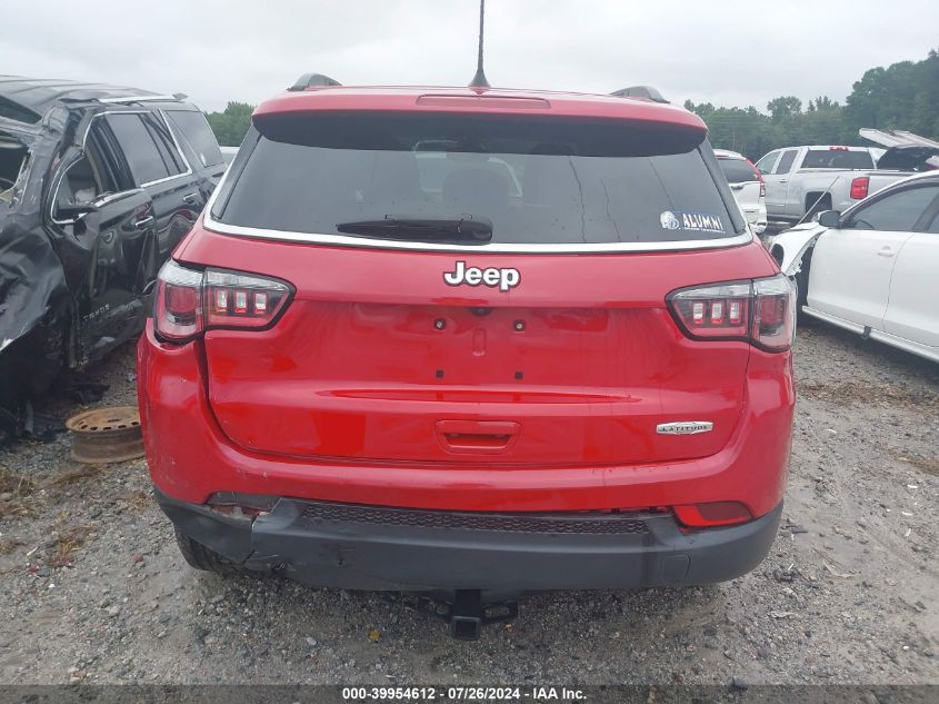 2019 Jeep Compass Latitude Fwd VIN: 3C4NJCBB8KT851424 Lot: 39954612