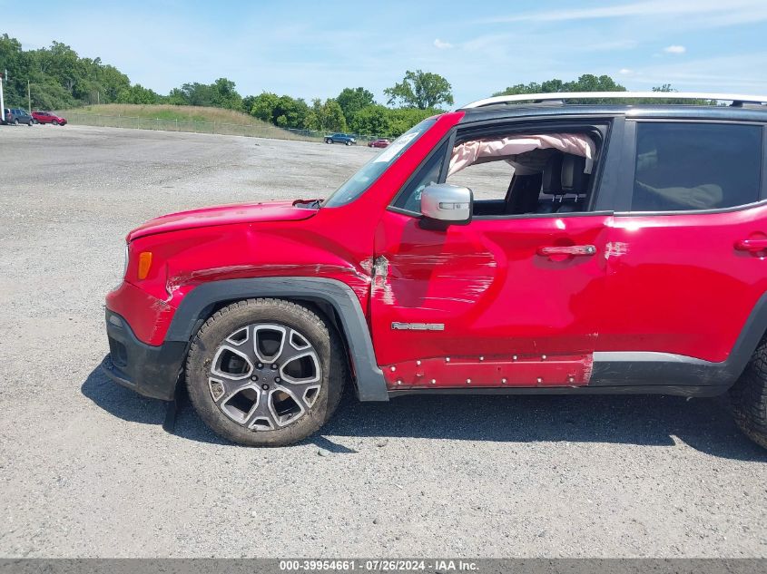 2016 Jeep Renegade Limited VIN: ZACCJADT0GPC83430 Lot: 39954661