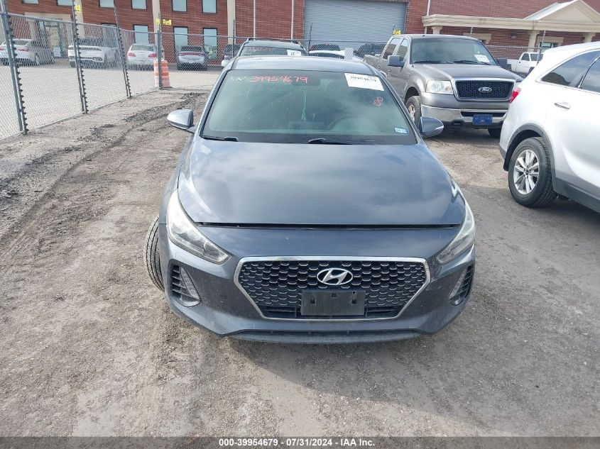 2018 Hyundai Elantra Gt Sport VIN: KMHH55LC7JU054697 Lot: 39954679