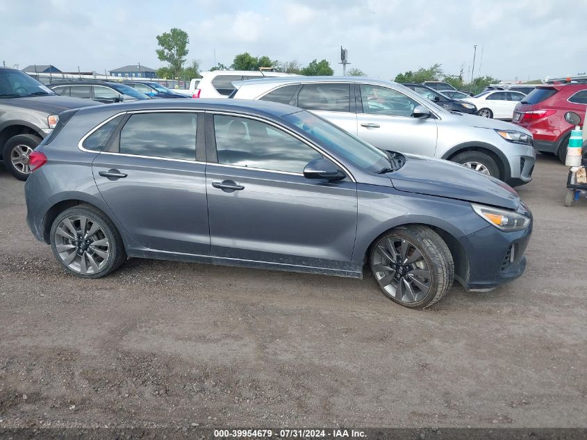 2018 Hyundai Elantra Gt Sport VIN: KMHH55LC7JU054697 Lot: 39954679