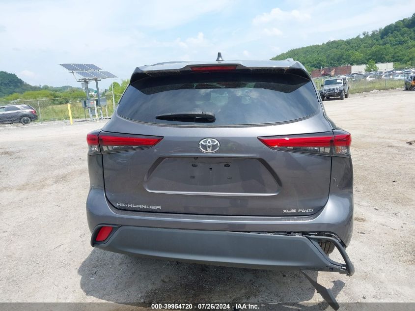 2021 Toyota Highlander Xle VIN: 5TDGZRBH6MS533033 Lot: 39954720