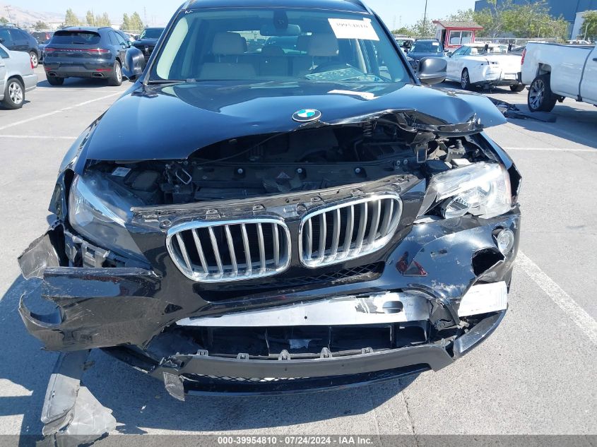 2012 BMW X3 xDrive28I VIN: 5UXWX5C57CL725705 Lot: 39954810